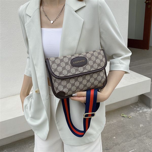 bag women's bag wide shoulder strap small square holding envelope single shoulder messenger